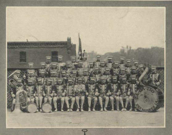 Iowa, Battle Creek Military Band parade 1908